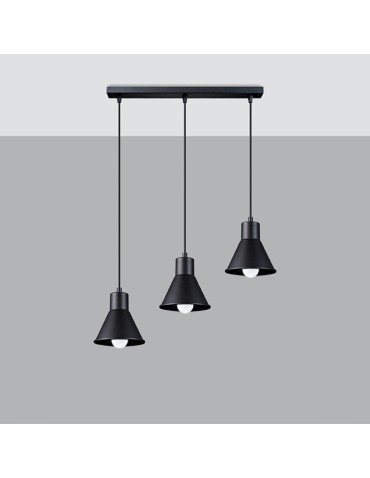 Sollux Lampa wisząca TALEJA 3 czarna [E27] SL.0986 - product 2
