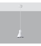 Lampy wiszące - Sollux Lampa wisząca TAZILA 1 biała [ES111] SL.0987 - product 2