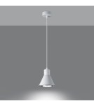 Lampy wiszące - Sollux Lampa wisząca TAZILA 1 biała [ES111] SL.0987 - product 3