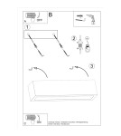 Kinkiety - Sollux Kinkiet VEGA 50 beton SL.0993 - product 5