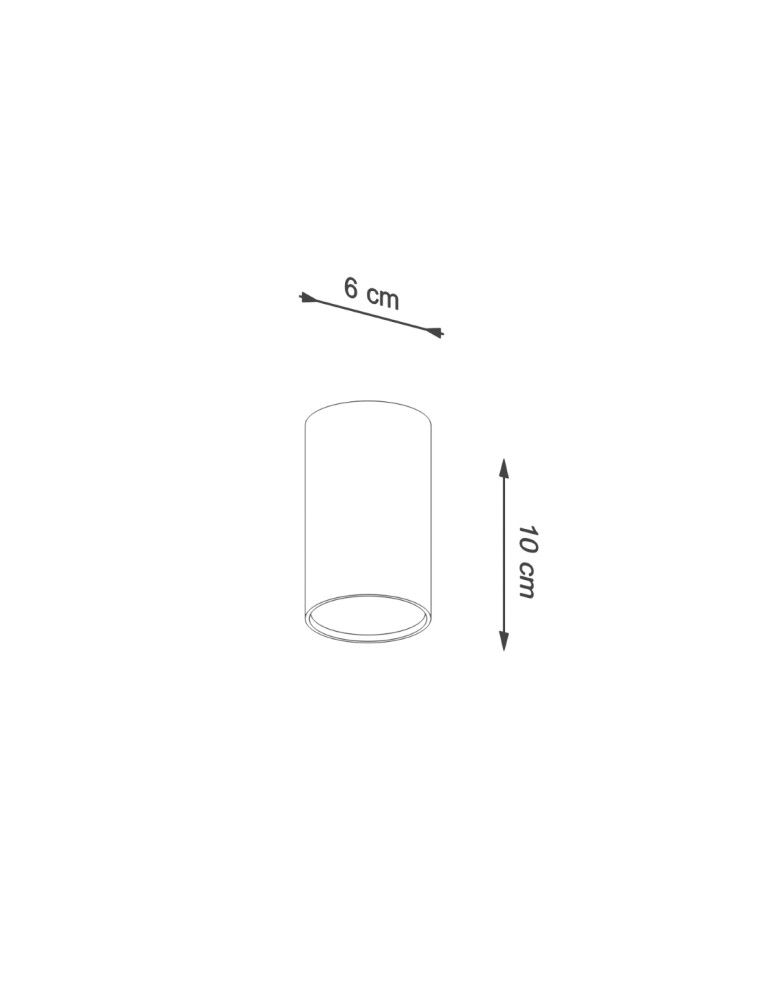 Sollux Plafon LAGOS 10 czarny SL.1000 Sollux Plafon LAGOS 10 czarny SL.1000