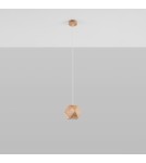 Sollux Lampa wisząca WOODY naturalne drewno SL.1011 Sollux Lampa wisząca WOODY naturalne drewno SL.1011