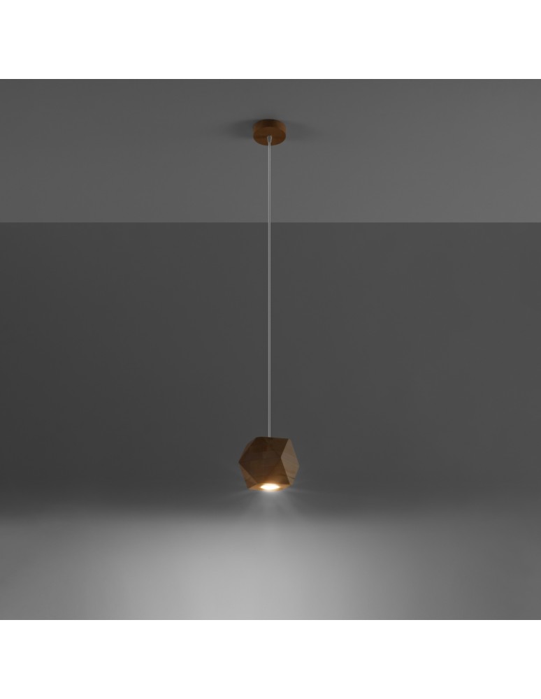 Sollux Lampa wisząca WOODY naturalne drewno SL.1011 Sollux Lampa wisząca WOODY naturalne drewno SL.1011