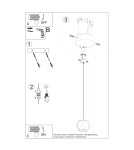Sollux Lampa wisząca WOODY naturalne drewno SL.1011 Sollux Lampa wisząca WOODY naturalne drewno SL.1011