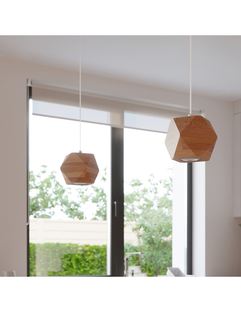 Sollux Lampa wisząca WOODY naturalne drewno SL.1011 Sollux Lampa wisząca WOODY naturalne drewno SL.1011