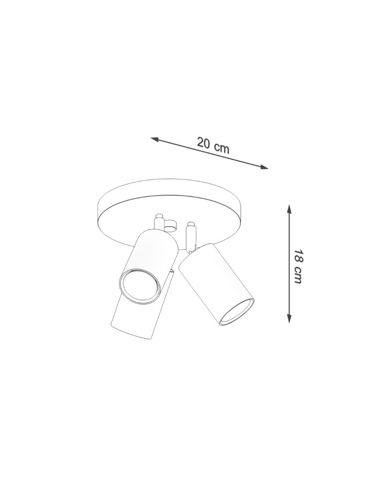 Sollux Plafon RING 3P czarny SL.1016 Sollux Plafon RING 3P czarny SL.1016