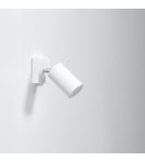 Kinkiety - Sollux Kinkiet RING biały z włącznikiem SL.1024 - product 2