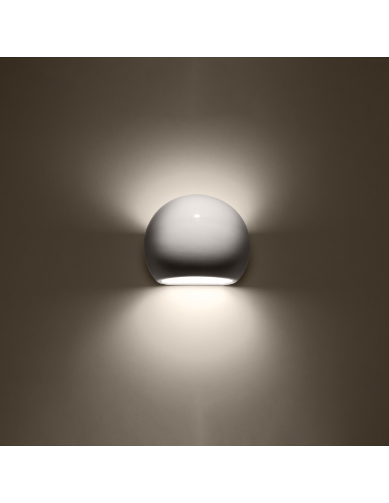 Sollux Kinkiet lakierowany GLOBE biały połysk SL.1026 Sollux Kinkiet lakierowany GLOBE biały połysk SL.1026