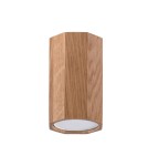 Lampy sufitowe - Sollux Plafon ZEKE 10 dąb SL.1033 - product 1