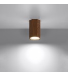 Lampy sufitowe - Sollux Plafon ZEKE 10 dąb SL.1033 - product 3