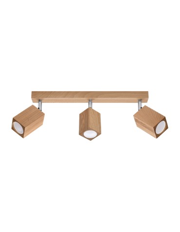 Sollux Plafon KEKE 3 dąb SL.1037