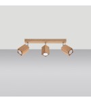 Sollux Plafon KEKE 3 dąb SL.1037 Sollux Plafon KEKE 3 dąb SL.1037