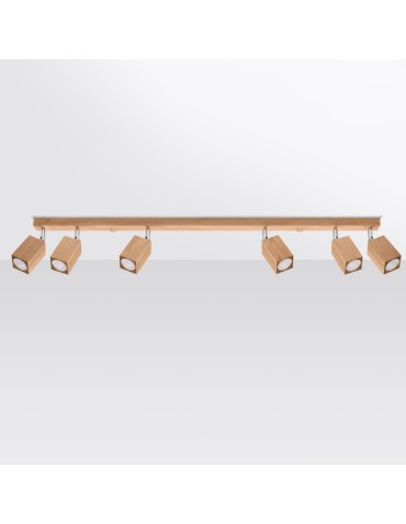 Sollux Plafon KEKE 6 dąb SL.1039 - produkt 2