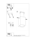 Lampy sufitowe - Sollux Plafon KEKE 10 dąb SL.1040 - product 5