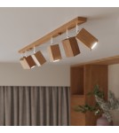 Lampy sufitowe - Sollux Plafon KEKE 10 dąb SL.1040 - product 8