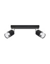 Sollux Plafon NERO 2 czarny/chrom SL.1065