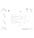 Kinkiety - Sollux Kinkiet UTTI czarny SL.1077 - product 5