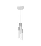 Lampy wiszące - Sollux Lampa wisząca BORGIO 3P biały SL.1080 - product 1