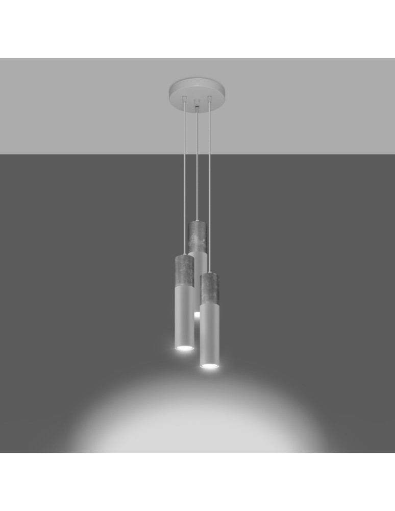 Sollux Lampa wisząca BORGIO 3P biały SL.1080