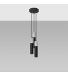 Sollux Lampa wisząca BORGIO 3P czarny SL.1081 Sollux Lampa wisząca BORGIO 3P czarny SL.1081
