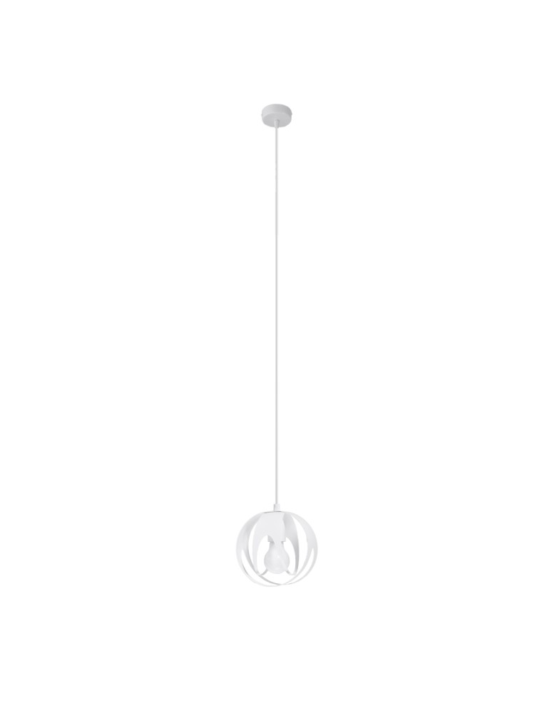 Sollux Lampa wisząca TULOS 1 biała SL.1083 Sollux Lampa wisząca TULOS 1 biała SL.1083