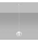 Sollux Lampa wisząca TULOS 1 biała SL.1083 Sollux Lampa wisząca TULOS 1 biała SL.1083