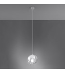 Sollux Lampa wisząca TULOS 1 biała SL.1083 Sollux Lampa wisząca TULOS 1 biała SL.1083