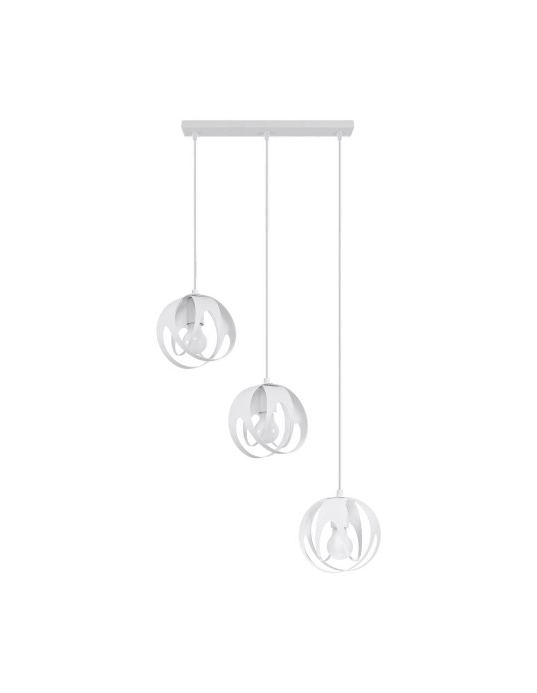 Sollux Lampa wisząca TULOS 3L biała SL.1085 Sollux Lampa wisząca TULOS 3L biała SL.1085