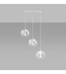 Sollux Lampa wisząca TULOS 3L biała SL.1085 Sollux Lampa wisząca TULOS 3L biała SL.1085