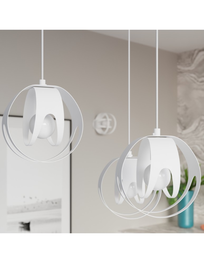 Sollux Lampa wisząca TULOS 3L biała SL.1085 Sollux Lampa wisząca TULOS 3L biała SL.1085