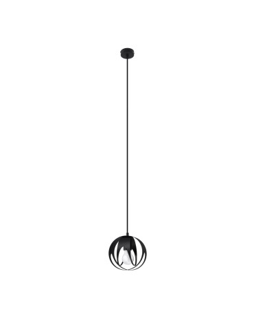 Sollux Lampa wisząca TULOS 1 czarna SL.1087