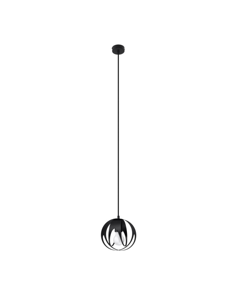 Sollux Lampa wisząca TULOS 1 czarna SL.1087