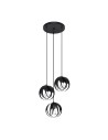 Sollux Lampa wisząca TULOS 3P czarna SL.1088