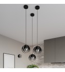 Sollux Lampa wisząca TULOS 3P czarna SL.1088 Sollux Lampa wisząca TULOS 3P czarna SL.1088