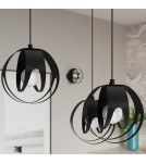 Sollux Lampa wisząca TULOS 3P czarna SL.1088 Sollux Lampa wisząca TULOS 3P czarna SL.1088