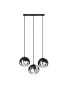 Sollux Lampa wisząca TULOS 3L czarna SL.1089 Sollux Lampa wisząca TULOS 3L czarna SL.1089