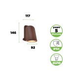 Kinkiety zewnętrzne - Lutec Zewnętrzna Ścienna ANCOR  5115001445 - product 8