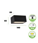 Kinkiety zewnętrzne - Lutec Zewnętrzna Ścienna GEMINI 5189113012 - product 10