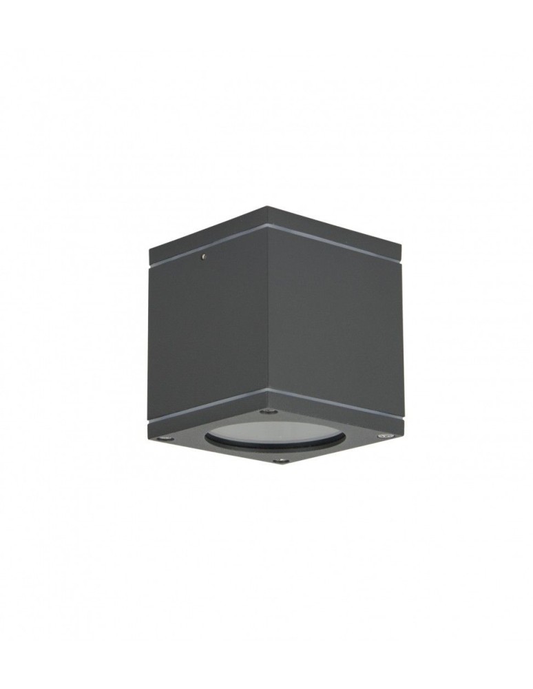 Lampy zewnętrzne sufitowe - SU-MA ADELA MIDI 1xGU10 Plafon IP54 M1458 DG - produkt kolory-swiatla.pl 1