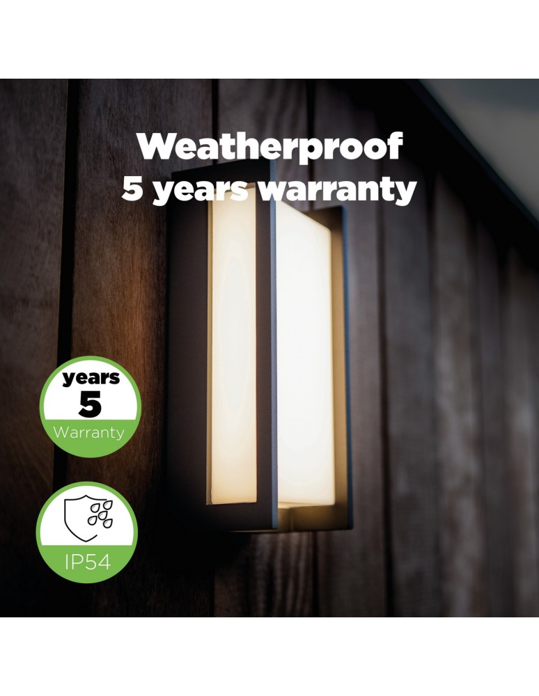 Lutec QUBO Ścienna LED Antracyt 5193001118