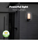 Lampy zewnętrzne z czujnikiem ruchu - Lutec QUBO - CZUJNIK RUCHU Ścienna LED Antracyt 5193002118 - produkt 13