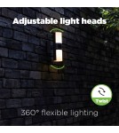 Lampy zewnętrzne z czujnikiem ruchu - Lutec CYRA - CZUJNIK RUCHU Ścienna LED Antracyt 5198102118 - produkt 14
