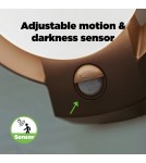 Lampy zewnętrzne z czujnikiem ruchu - Lutec Zewnętrzna Ścienna POLO 5205702118 - product 5
