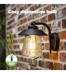 Kinkiety zewnętrzne - Lutec CATE Ścienna 1xE27 Matowa rdza 5264201213 - produkt 6