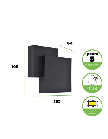 Lutec Zewnętrzna Ścienna RIALTO 5287901012 - produkt 2