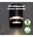 Kinkiety zewnętrzne - Lutec FOCUS Ścienna 1xGU10 Antracyt 5604101118 - produkt 7