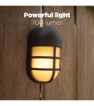 Kinkiety zewnętrzne - Lutec BULLO Sufitowa LED szary 6383001118 - produkt 10