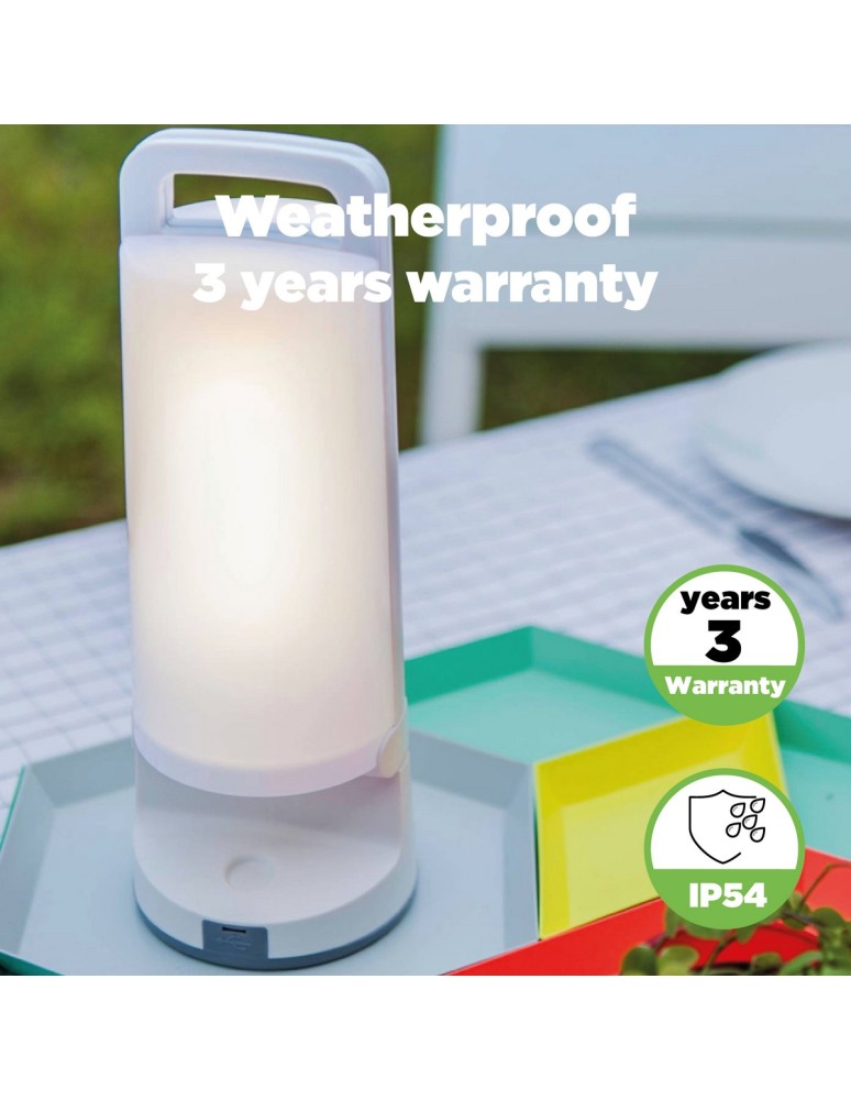 Lampy solarne - Lutec DRAGONFLY Zewnętrzna LED Srebrnoszary 6904101337 - produkt kolory-swiatla.pl 11