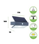 Lampy solarne - Lutec Zewnętrzna Ścienna ARROW 6910601335 - product 2