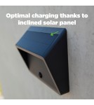 Lutec Zewnętrzna Solarna Ścienna LINKO SOLAR 6912301335 Lutec Zewnętrzna Solarna Ścienna LINKO SOLAR 6912301335
